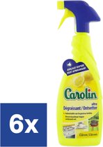 Carolin Spray Dégraissant au Citroen - 6 x 650 ml