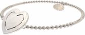 Lora di Lora Armband Bindi Heart. Een individueel bandje voor female 925 Sterling Zilver Verstelbaar van 14cm. tot 20cm.