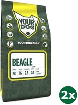 2x3 kg Yourdog beagle pup hondenvoer