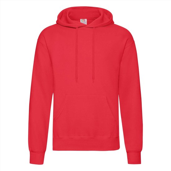 Fruit of the Loom - Classic Hoodie - Rood - 3XL