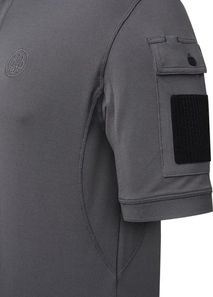 Beretta Miller Polo Short Sleeves Smoked Pearl