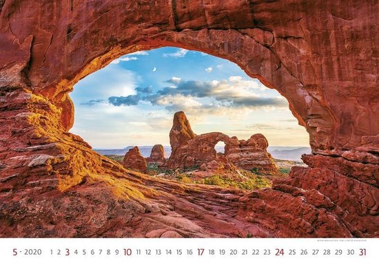 Nationale Parken - National Parks 45 x 32 Kalender 2020 - Helma