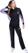 Lonsdale Damen Trainingsanzug Spinningdale Trainingsanzug mit Kapuze Black/Lilac-S