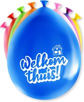 Ballons Paperdreams thème Welcome home - 8x - multi couleurs - Articles de décoration/fête