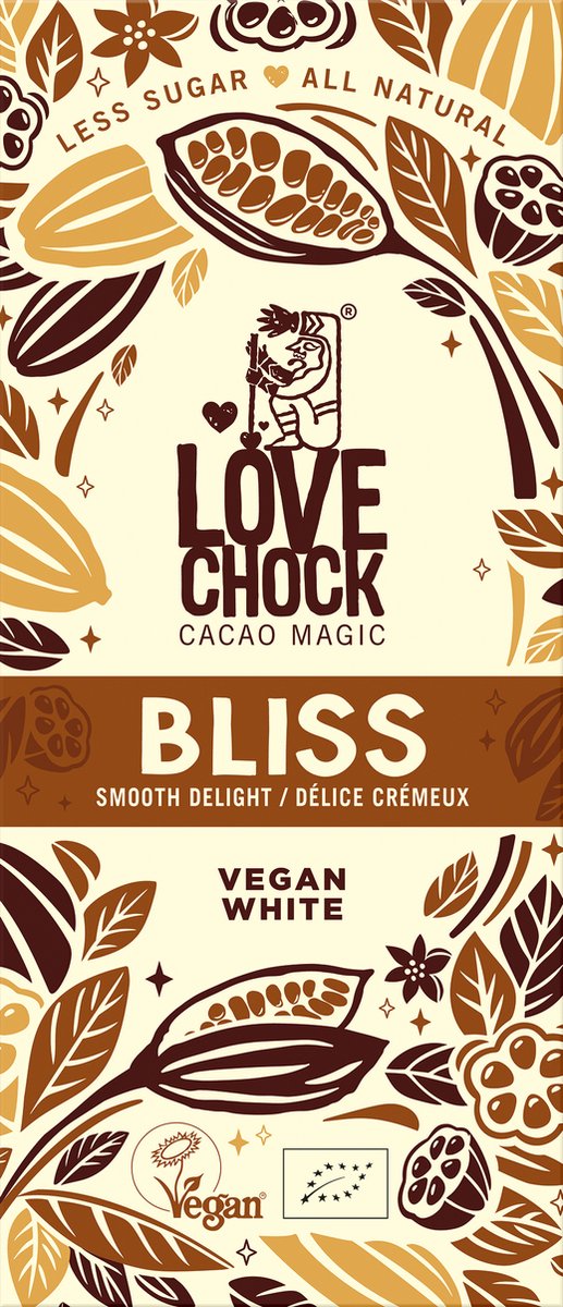 Goedkoopste Lovechock Bliss Vegan Witte Chocolade 70GR