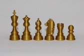 Schaken – Schaakstukken – Maat 10 – Kleur – Goud – Koningshoogte KH 127 mm – 3D print – Voor één speler