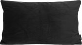 Sierkussen Velvet Zwart Long | 30 x 50 cm | Velvet/Polyester