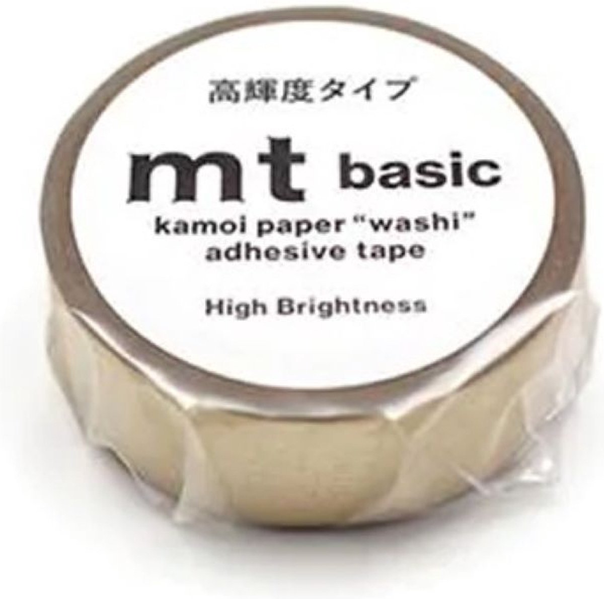 Washi Tape Goud met glans - MT masking tape, 7m series: champagne gold (high brightness) — afbeelding 3