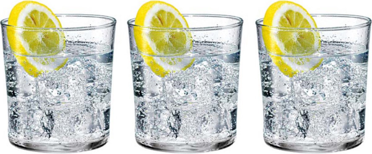 Bormioli Rocco Drinkglazen Bodega - 6x stuks - transparant - 370 ml - Waterglazem/sapglas