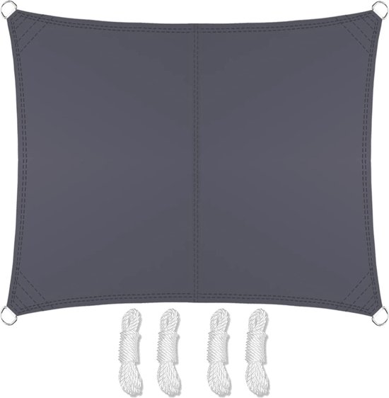 Hanse Schaduwdoek Rechthoek Waterdoorlatend 2,5x5 M Zonnedoek Wit
