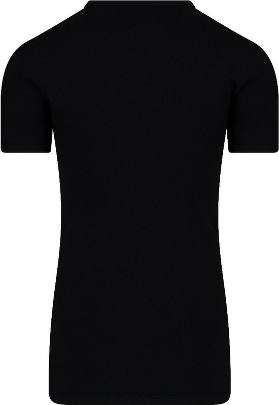Beeren 6 stuks - heren T-shirts zwart Extra lang - XL