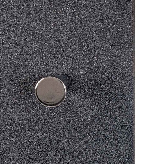 HakuShop Portemanteau mural | Granit MDF | Étagère à chapeau | Tringle de garde-robe | 75x26x30