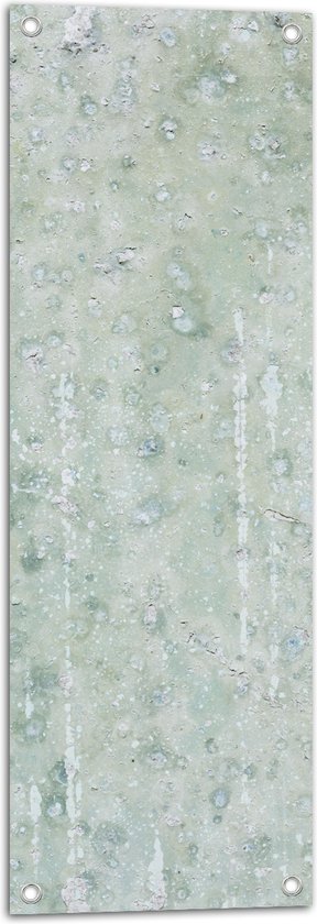 Tuinposter – Textuur op Groene Plaat - 30x90 cm Foto op Tuinposter (wanddecoratie voor buiten en binnen)