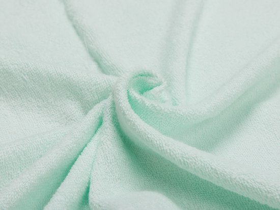 Baby Badcape met naamopdruk (Curly) Groen - Omslagdoek - Babyhanddoek - Gepersonaliseerd Kraamcadaeau - Geboorte Meisje - Geboorte Jongen | van Funnies. — afbeelding 4