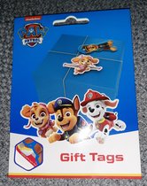Paw Patrol gift tags - cadeau kaartjes labels - cadeaukaartje - geschenklabel - etiketten - 8 gifttags
