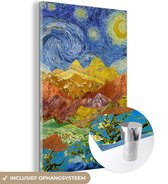 MuchoWow® Glasschilderij 80x120 cm - Schilderij acrylglas - Van Gogh - Oude Meesters - Schilderij - Foto op glas - Schilderijen