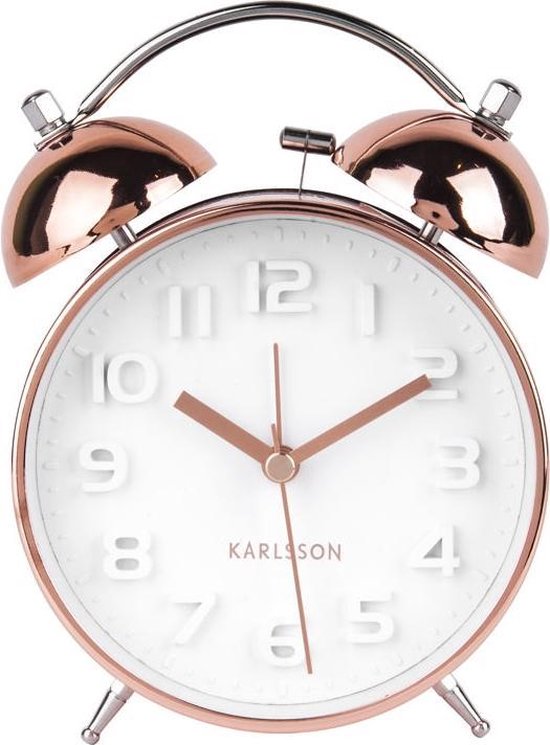 Alarm clock Mr. White Brushed Copper Case