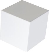 QAZQA cube - Design Wandlamp voor binnen - 1 lichts - D 135 mm - Wit -  Woonkamer | Slaapkamer | Keuken