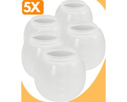 Doseerbol 5 stuks - Wasbol - Wasbollen voor wasmiddel - Doseerdop - wasbolletjes voor wasmachine - wasbal - wasmiddel bol - doseerbol wasmiddel vloeibaar