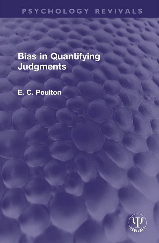 Psychology Revivals- Bias in Quantifying Judgments - cover