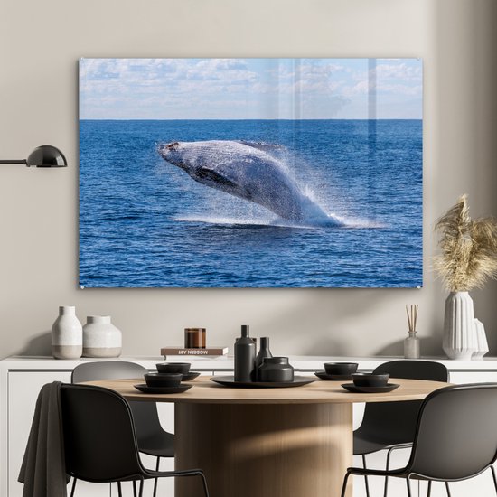 Peinture sur Verre - Australie - Baleine - Mer - 90x60 cm - Peintures sur Verre Peintures - Photo sur Glas