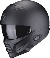 Scorpion EXO-COMBAT II Matt black - Maat S - Jethelm - Scooter helm - Motorhelm - Zwart - ECE 22.06 goedgekeurd