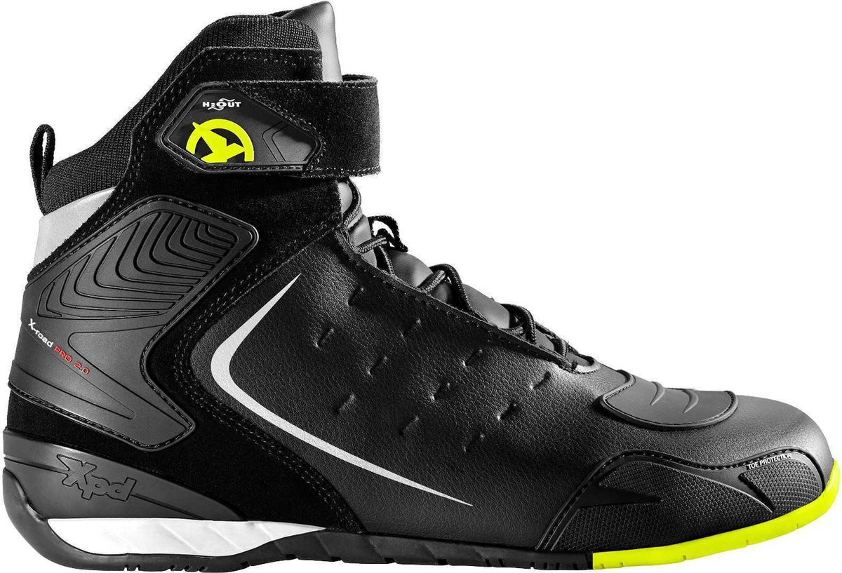 XPD X-Road H2Out Yellow Fluo Motorcycle Boots 40 - Maat - Laars