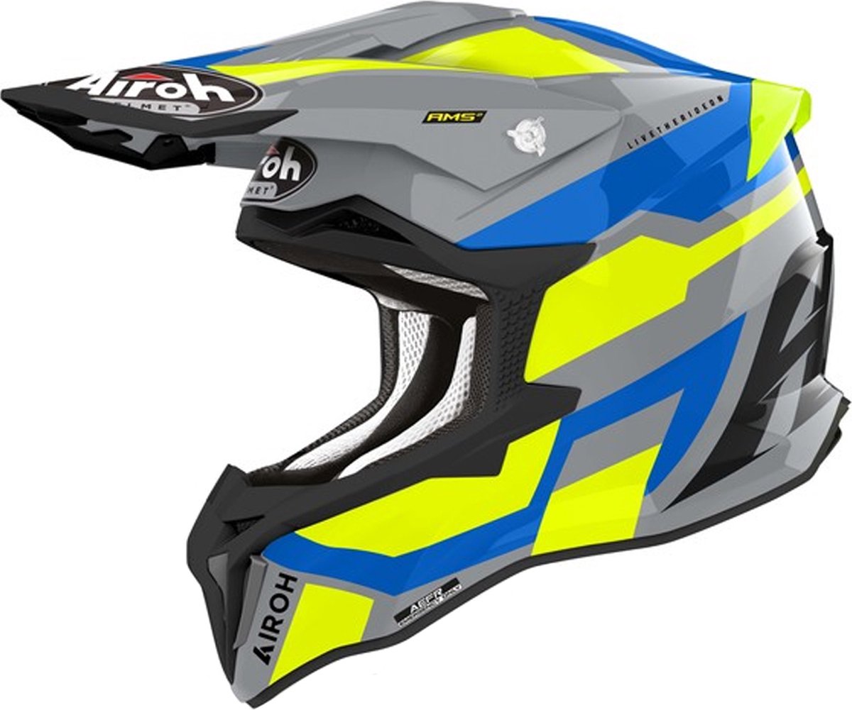 Airoh Strycker Glam Geel Offroad Helm - Helm