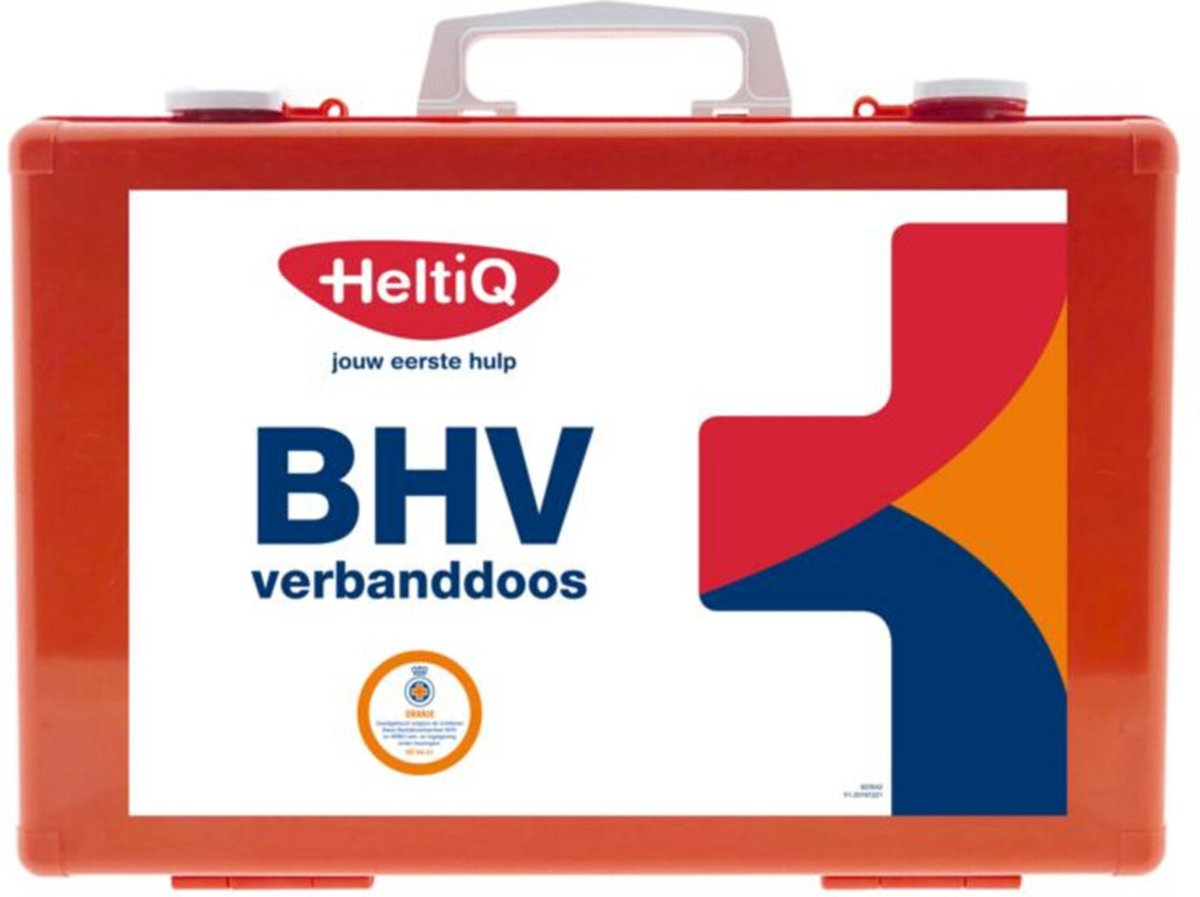 Goedkoopste HeltiQ BHV Verbanddoos Modulair Oranje