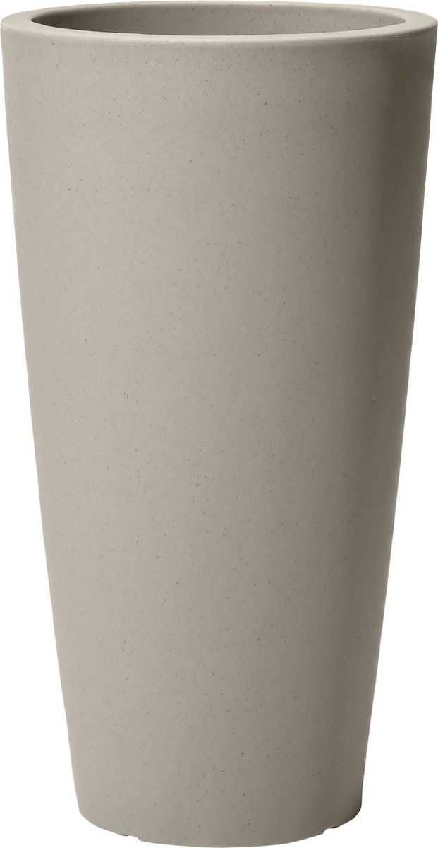Step2 Tremont Ronde Bloempot Groot - Plantenbak van kunststof met waterreservoir - Voor binnen & buiten - Beton Grijs