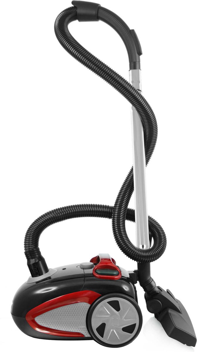 Blokker Stofzuiger met Zak - Vacuum Cleaner - 800W - Rood/Zwart | bol.com