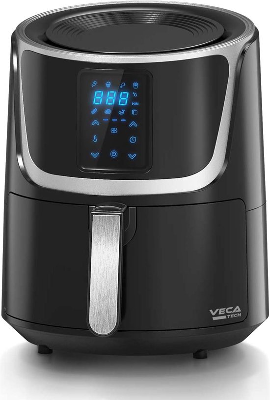 alpina Airfryer XXL - Hetelucht Friteuse 4.5L - 80 tot 200°C - 1400W