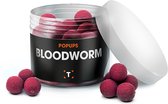 Bloodworm Pop-ups Donkerrood | Aas | Karpervissen | Partikels | Karper Aas | Karper Vissen | Karper Voer | Karper