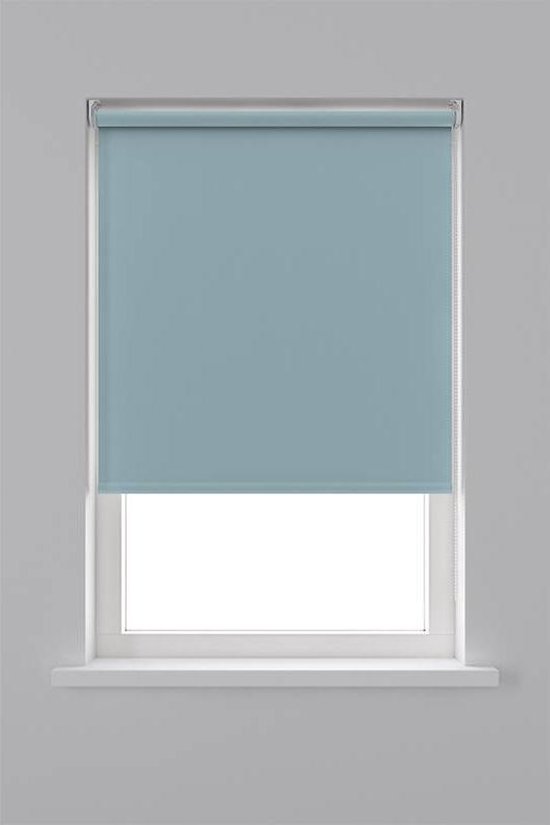 Decosol Rolgordijn Verduisterend - Licht Blauw - Maat: 120 x 190 cm |  bol.com