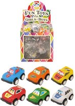 60 Stuks - Pull Back Auto's - In Traktatiebox - Auto - Uitdeelcadeautjes - Uitdeel - Traktatie voor kinderen - Jongens - Meisjes