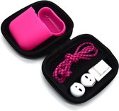 5 in 1 set met siliconen case - Geschikt voor Airpods - Roze