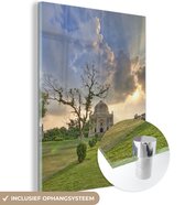 Peinture sur Verre - Shisha Gumbad dans les Jardins de Lodi en Inde - 30x40 cm - Peintures sur Verre Peintures - Photo sur Glas