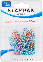 Paperclips gekleurd - Paperclips in doosje - 50x Kleine Paperclips -Paperclip - Kantoor / School / Thuis - Paper Clips - Multikleur