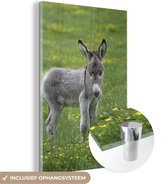MuchoWow® Peinture sur verre 20x30 cm - Peinture sur verre - Petit chevalet sur pelouse - Photo sur verre acrylique - Peintures