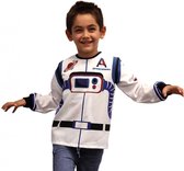 Astronautenjas met Lange Mouw - DeQube - Verkleedkleding Astronaut - 3-6 Jaar