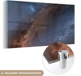MuchoWow® Peinture sur verre - Étoiles dans l'espace - 40x20 cm - Peintures sur verre acrylique - Photo sur Glas
