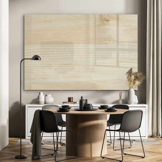 MuchoWow® Peinture sur verre 150x100 cm - Peinture sur verre acrylique - Une structure en bois clair - Photo sur verre - Peintures