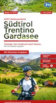 Radtourenkarte- Südtirol, Trentino, Gardasee TRANSALP cycling map