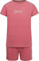 Charlie Choe Pyjama Badstof Pink - Maat 122/128