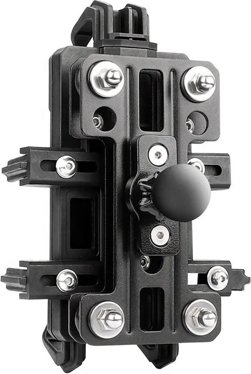 GUB P60 Universele Telefoonhouder - Stevige Houder voor Motor en Scooter Stuur - Verstelbaar - Zwart