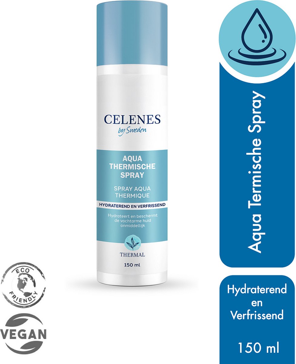 Celenes by Sweden Aqua Thermal Spray - Micellair Water - Face Mist en Hydraterende Gezichtsspray - 150ml