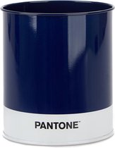 Balvi Penholder Pantone 8.6 X 10 Cm Tin Bleu foncé / blanc