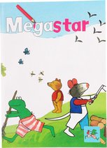 Kinderboeken Kinderboek Kikker Megastar kleurboek A4 2 ass
