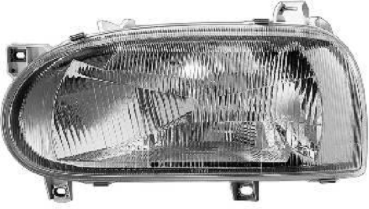 Volkswagen Golf 3, 1991 - 1997 - koplamp, H4, elektr verstelb, links, 1993 -