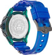Versace Icon Active VEZ701122 Horloge - Kunststof - Blauw - Ø 44 mm